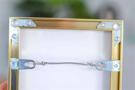 metal frame picture hangers instructions